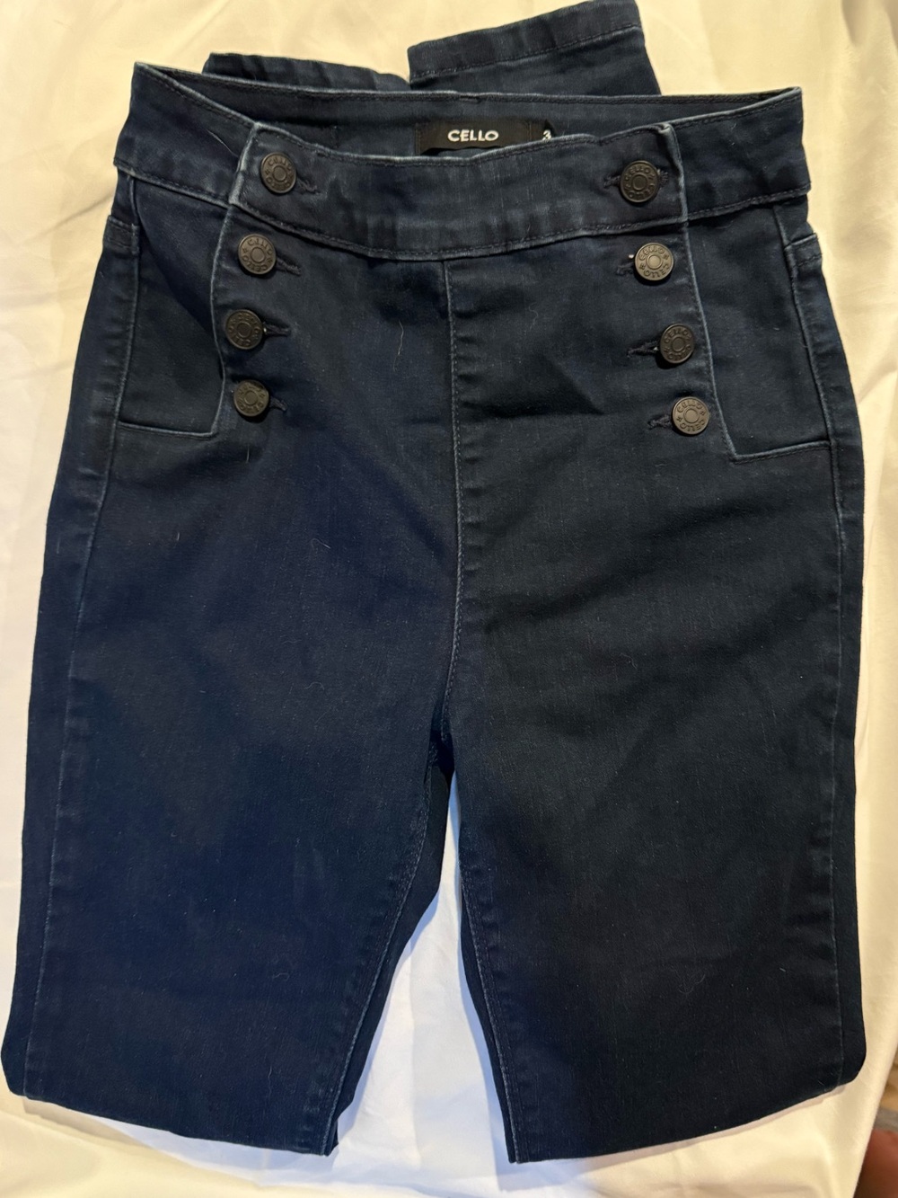 Cello Dark Blue Sailor-Style Jeans